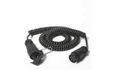 Alargador Espiral para Luces de Remolque 5 m Enchufes-Clavijas-Cables