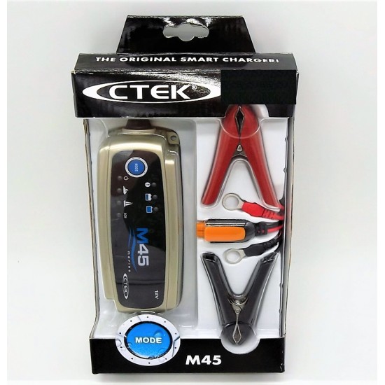 Cargador de bateria Ctek M45 12V-0.8A y 12V-3.6A Cargadores y Comprobadores de Baterias CTEK