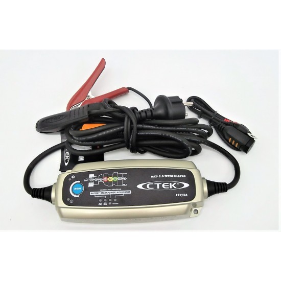 Cargador de bateria Ctek MXS 5.0 12V TEST y CARGA Cargadores y Comprobadores de Baterias CTEK