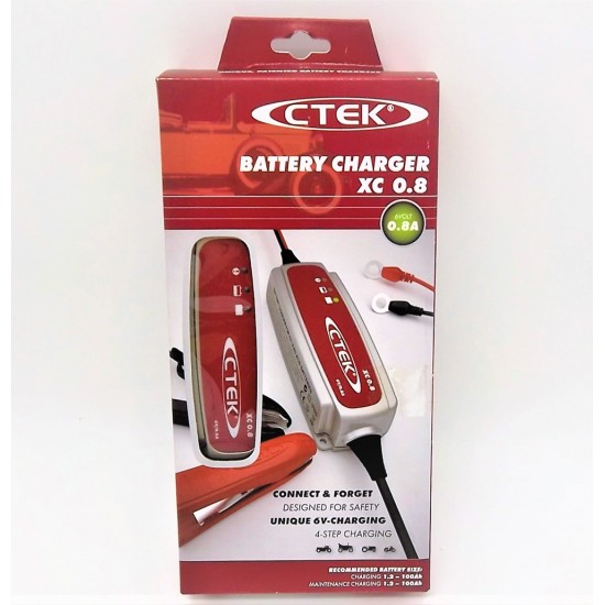 Cargador de bateria Ctek XC 0.8A - 6V Cargadores y Comprobadores de Baterias CTEK