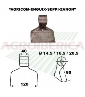 Martillo De Trituradora Agricom-Enguix-Seppi-Zanon Martillo Trituradoras